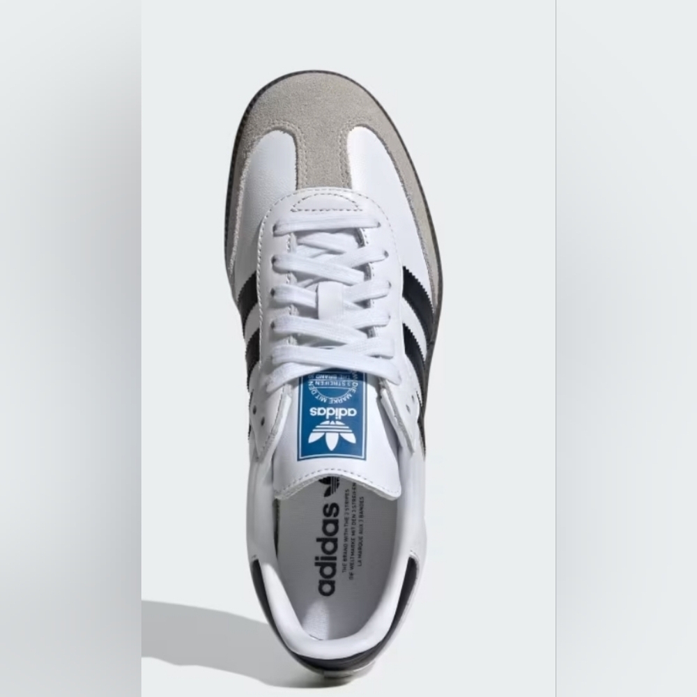 Adidas Samba OG W ig9030 Leather White, Black, Gum Sneakers Size 10 Or 11 Womens - Picture 3 of 8